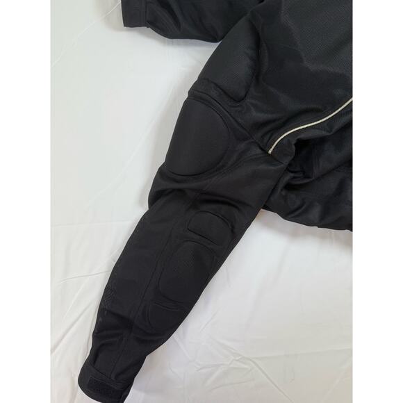 Firstgear Vented Mesh Tex II Warm Weather Motorcycle Jacket Armored Men Large - Picture 8 of 8